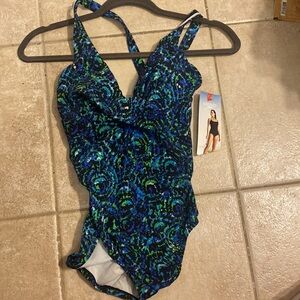 Speedo patterned one piece